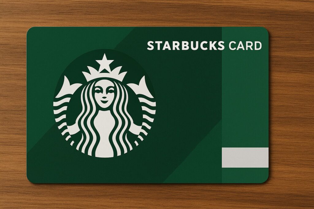 スターバックス風のカード