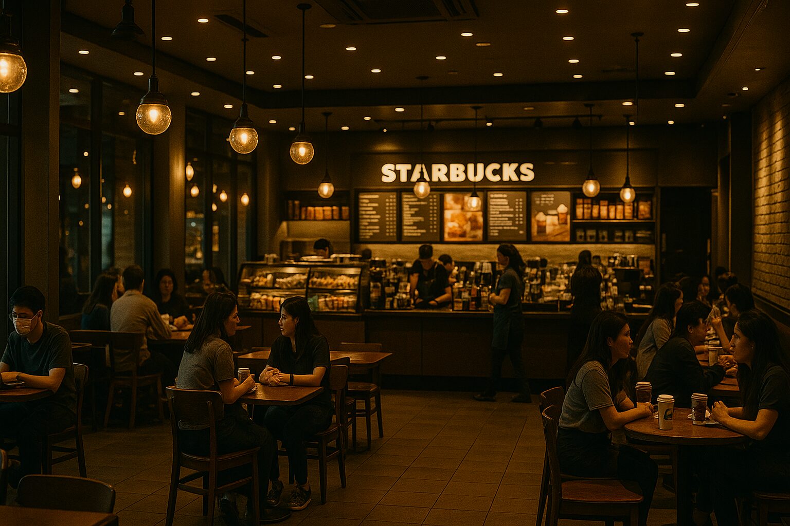 スターバックスの店内イメージ