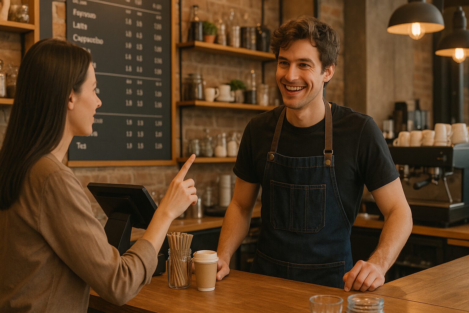 コーヒーショップの店内